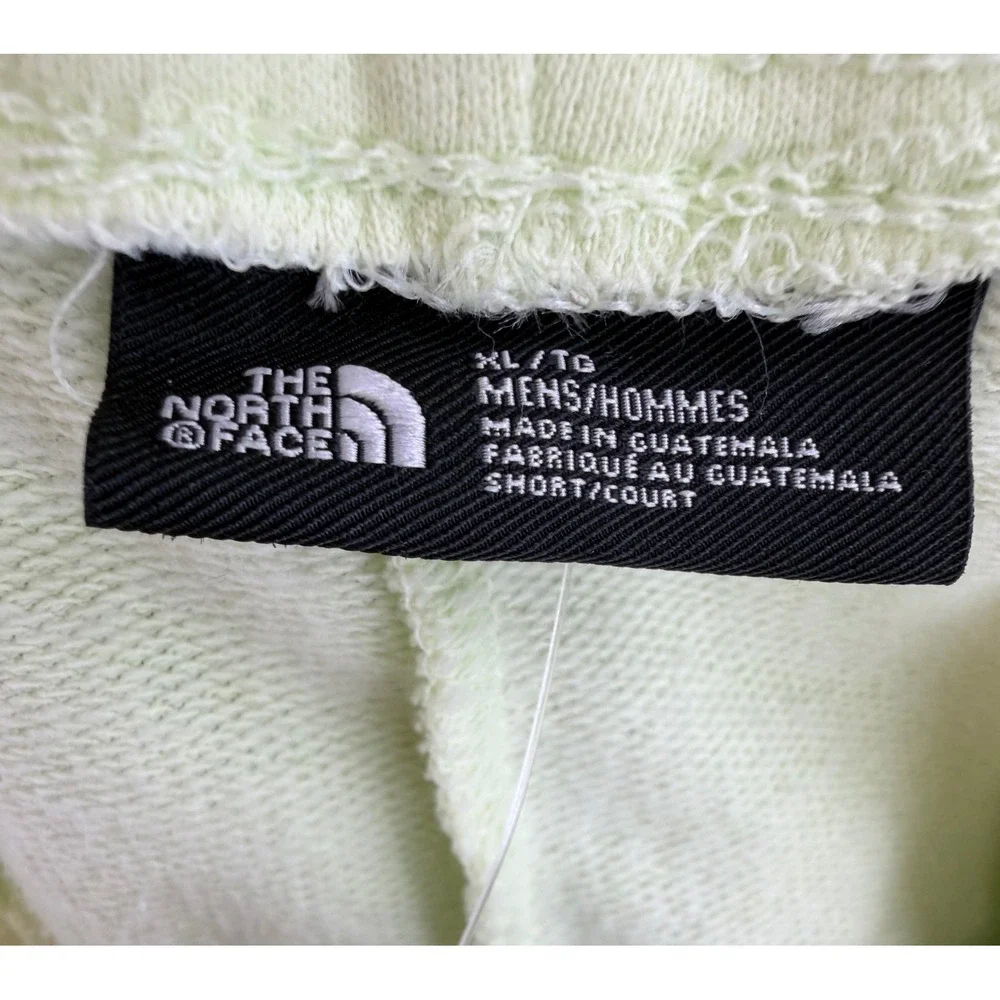The North Face Simple Logo Fleece Shorts Lime Cream NF0A81TYN13 Mens XL Relaxed